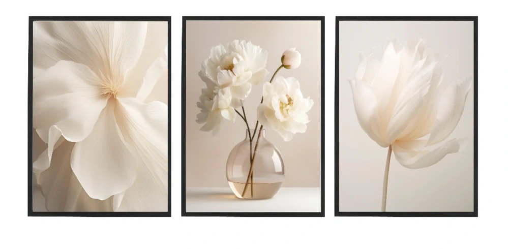 Creme flower set