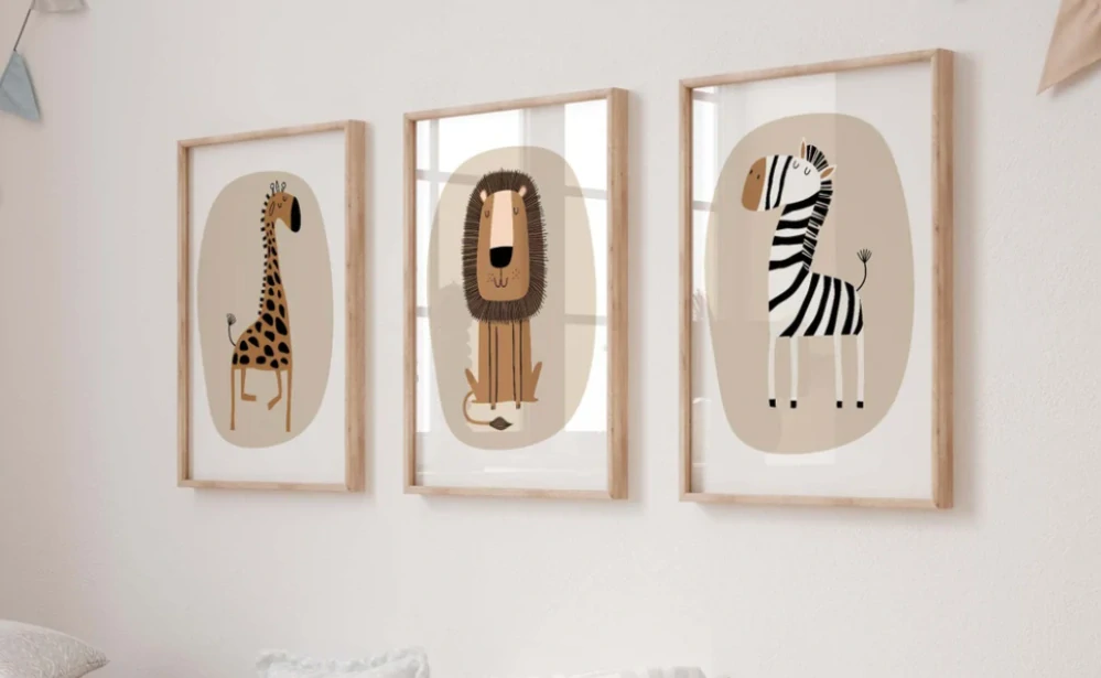 Zebra set of 3
