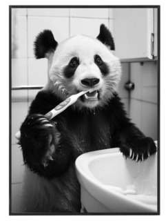 Ranní hygiena pandy