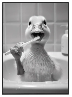 Ranní hygiena kachny