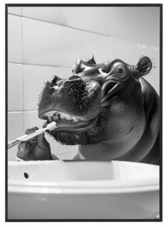 Ranní hygiena hrocha