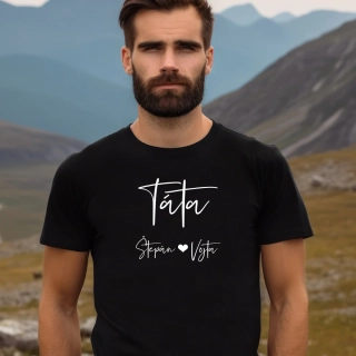 Tričko Táta se jmény dětí