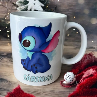 Hrnek Stitch se jménem