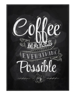 Coffee black background N1