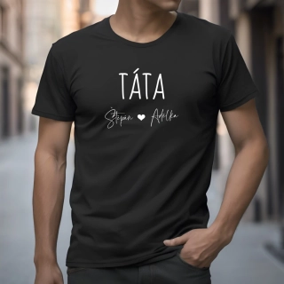 Tričko Táta se jmény dětí N2