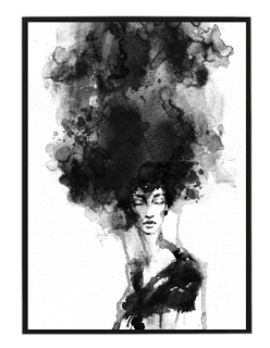 Žena watercolor N3