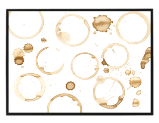 Coffee stains