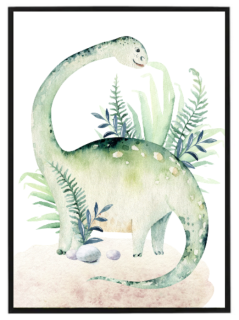 Dino watercolor