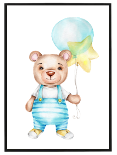 Medvídek a balonky