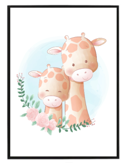 Žirafí mládě s maminkou