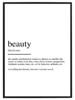 Beauty plakát