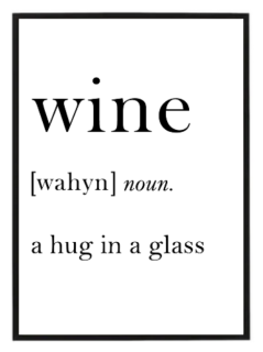 Wine nápis