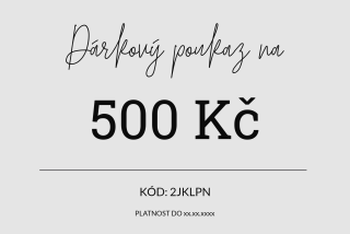 Dárkový poukaz 500Kč