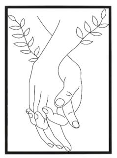 Hands love line